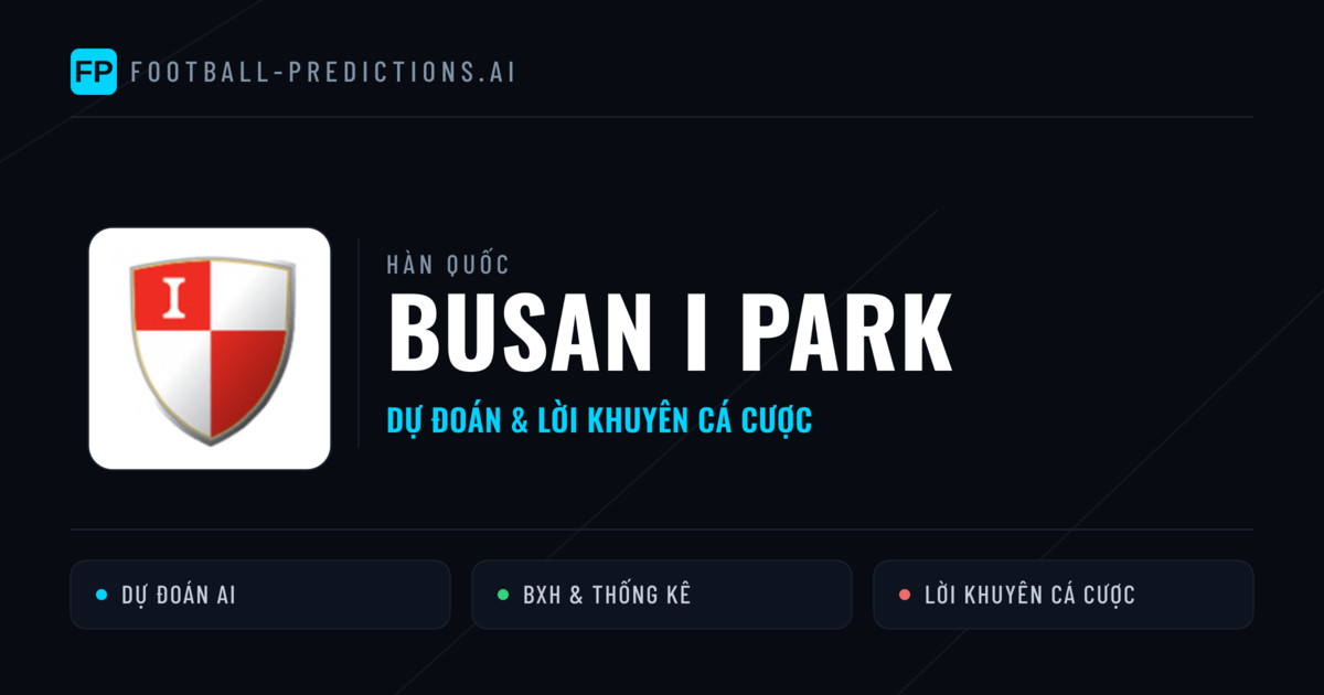 Busan I Park Dự đoán & Thống kê