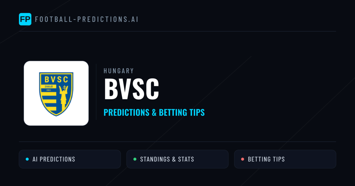 BVSC Predictions & Stats