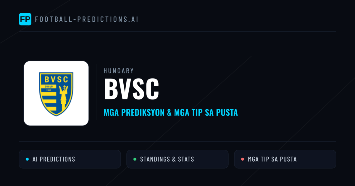 BVSC Predictions & Stats
