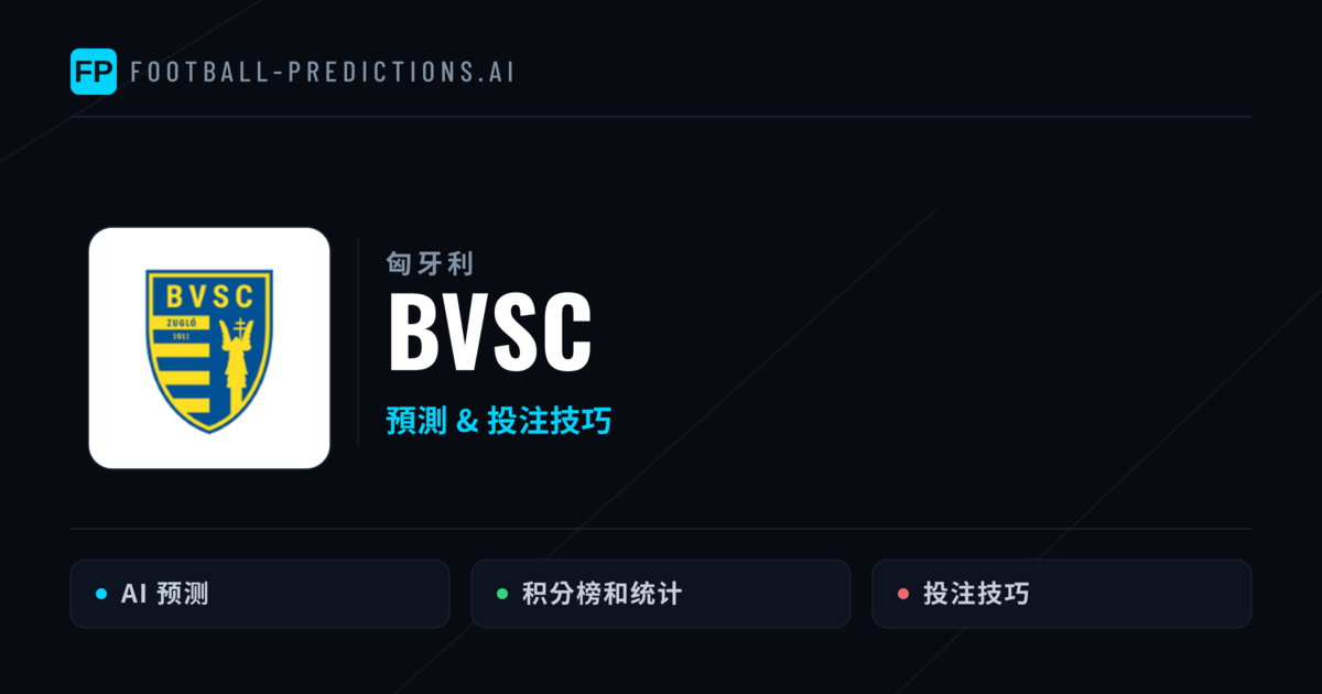 BVSC 運彩分析|足球預測與數據
