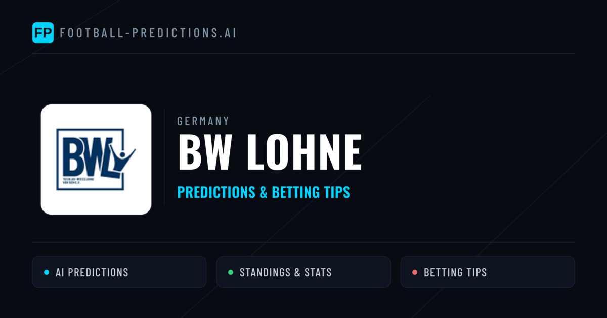 BW Lohne Predictions & Stats