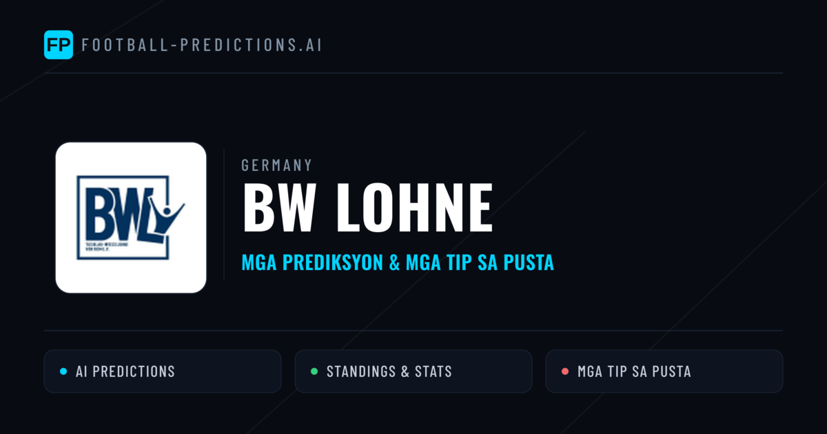 BW Lohne Predictions & Stats