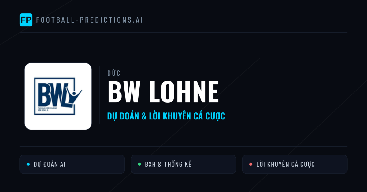 BW Lohne Dự đoán & Thống kê