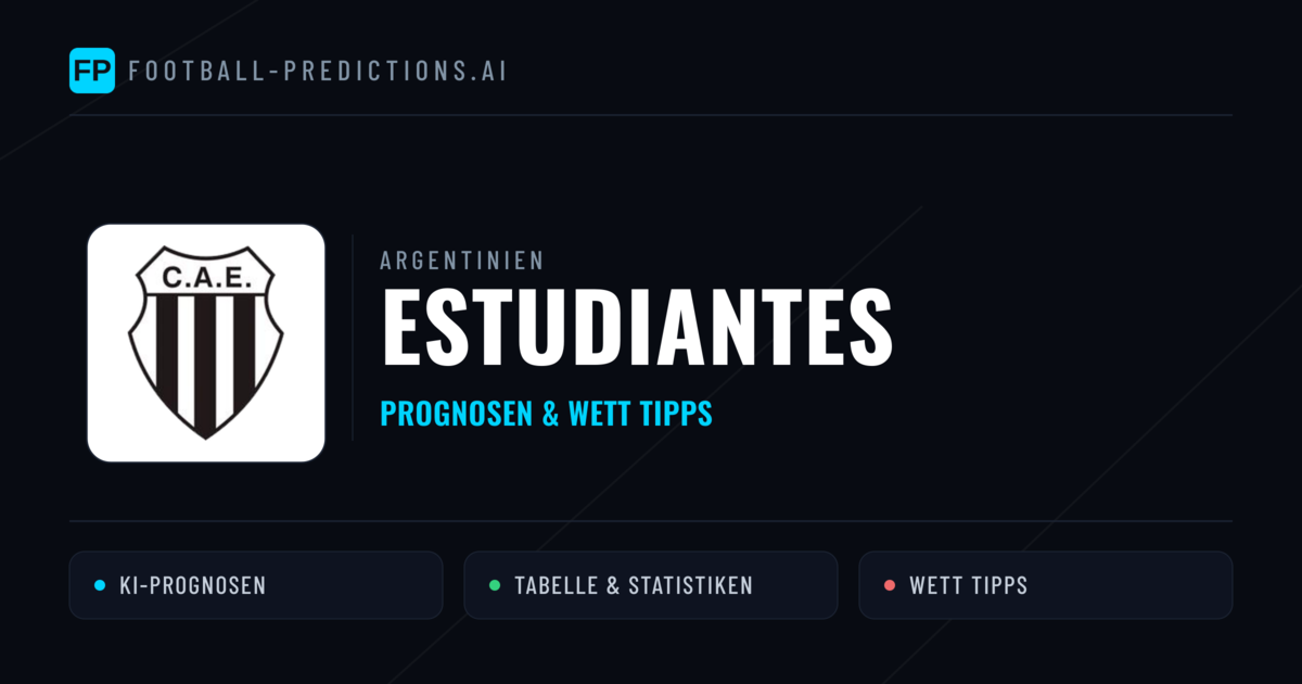 Estudiantes Prognosen & Statistiken
