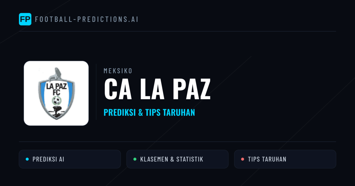 CA La Paz Prediksi & Statistik Piala Dunia