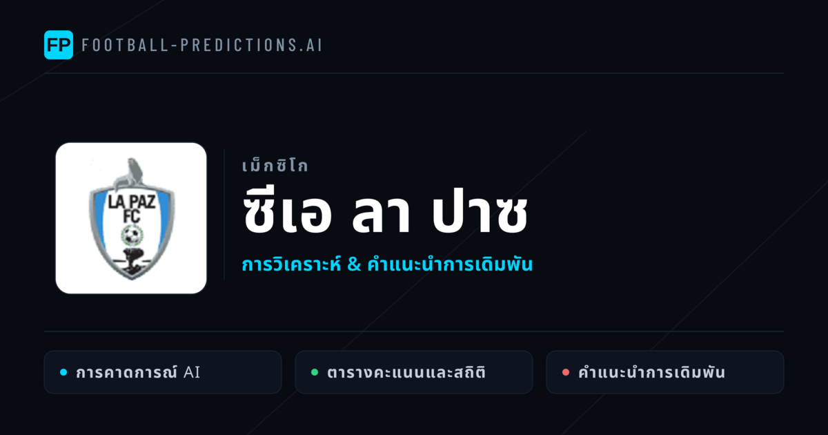 ซีเอ ลา ปาซ การวิเคราะห์และสถิติ