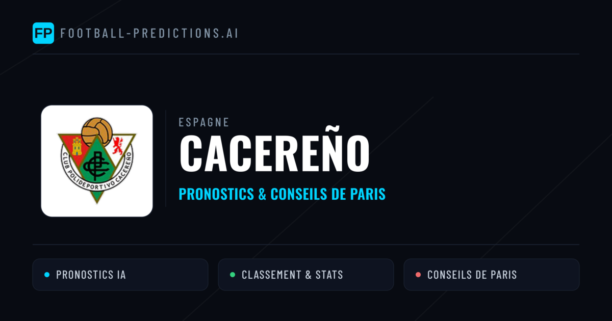 Cacereño Pronostics & Statistiques