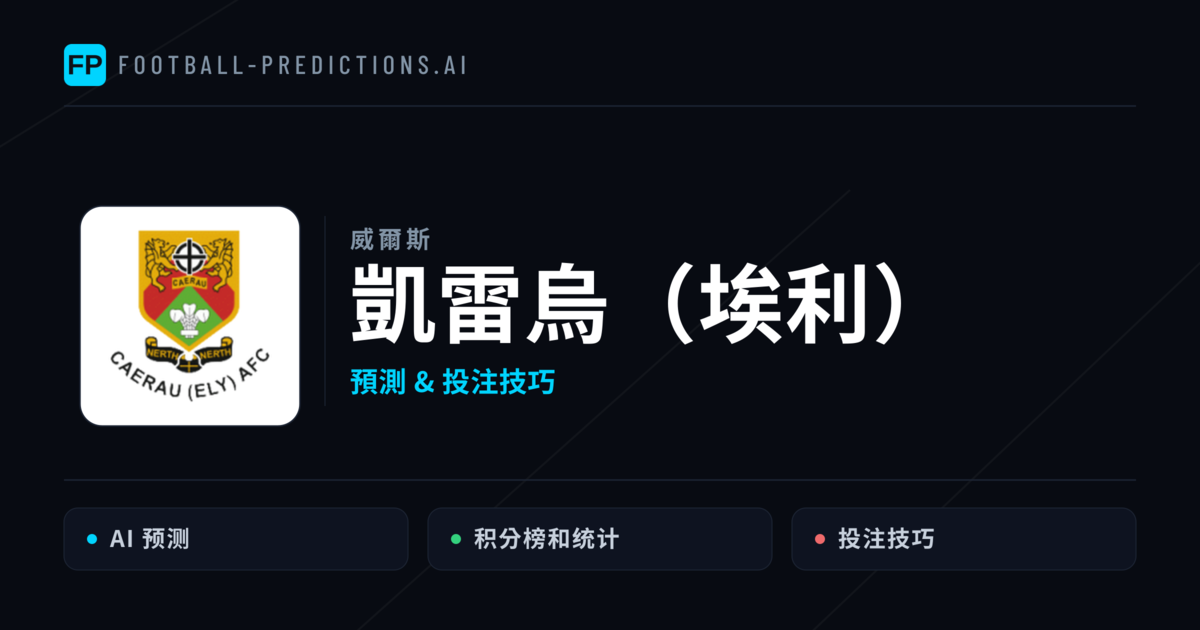 凱雷烏(埃利) 運彩分析|足球預測與數據