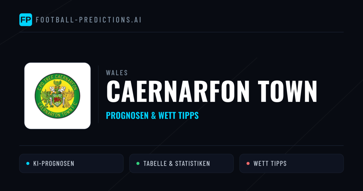 Caernarfon Town Prognosen & Statistiken