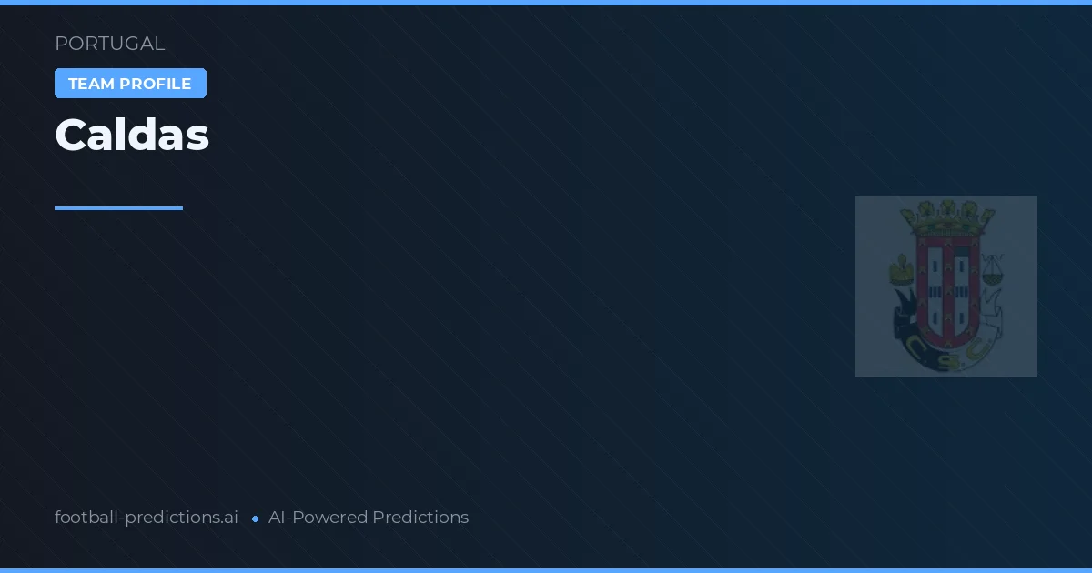 Caldas Predictions & Stats