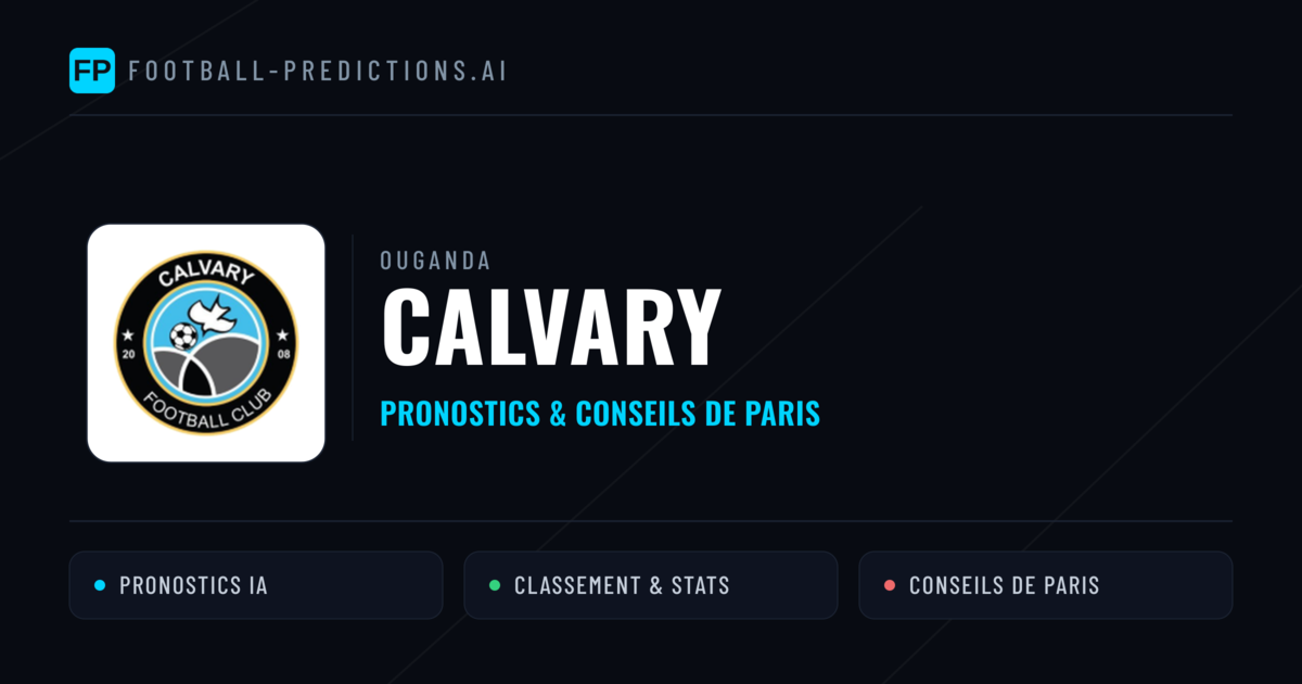 Calvary Pronostics & Statistiques