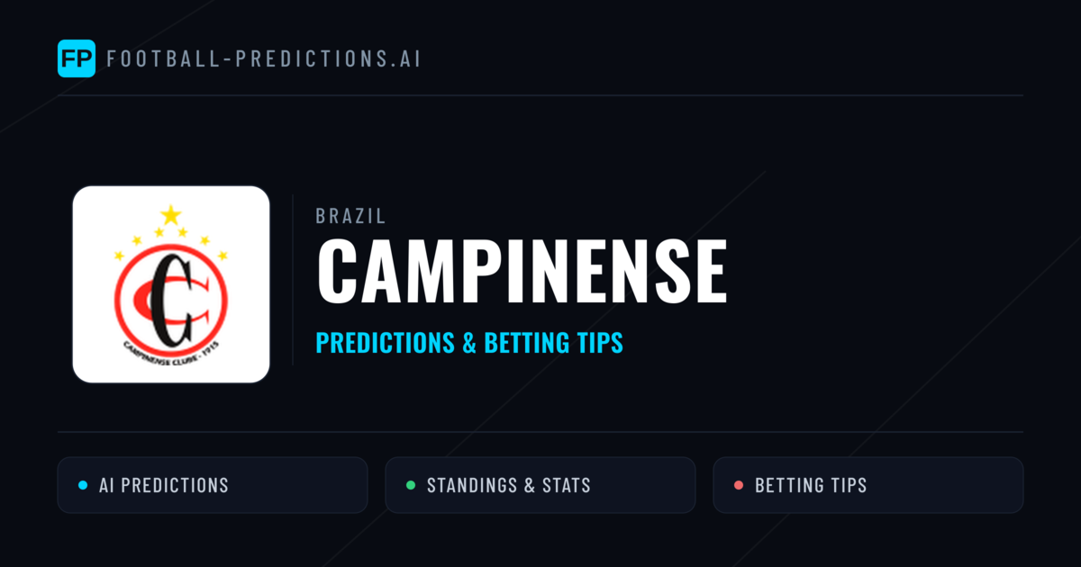 Campinense Predictions & Stats
