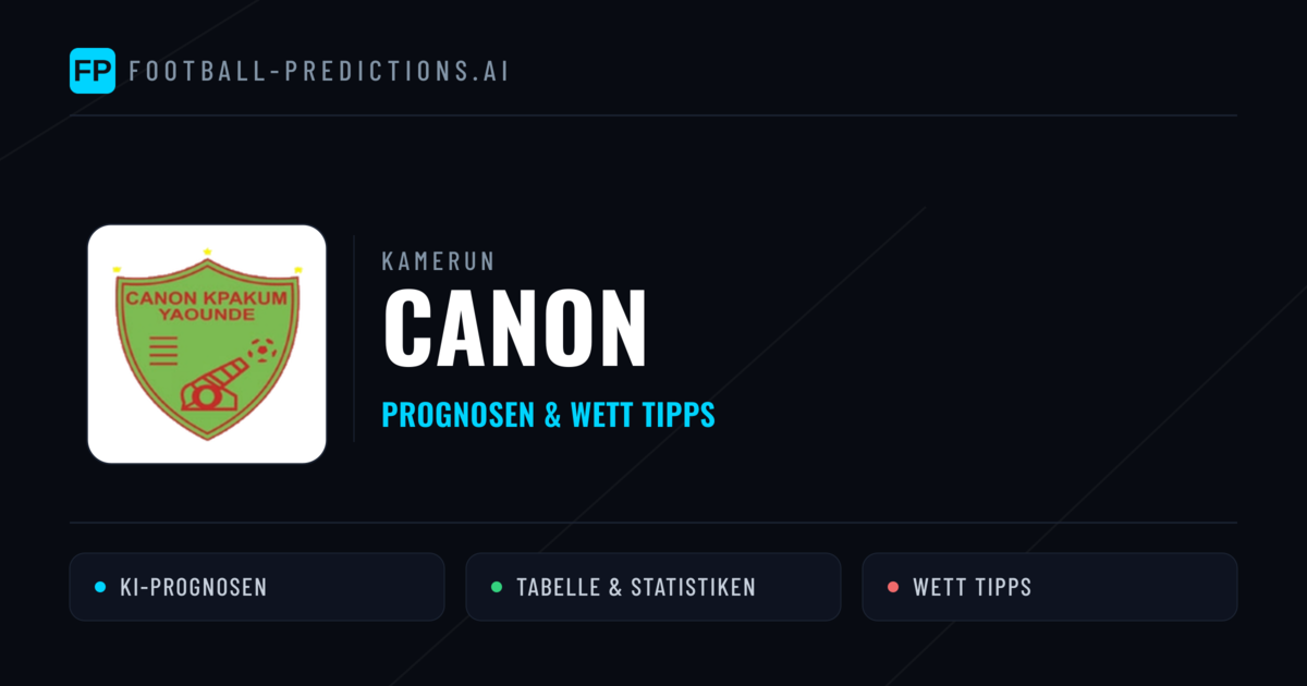 Canon Prognosen & Statistiken