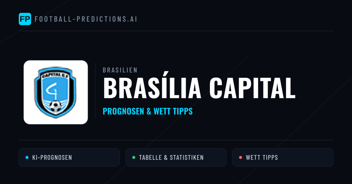 Brasília Capital Prognosen & Statistiken