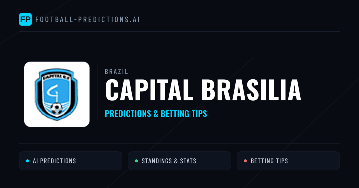 Capital Brasilia Predictions & Stats