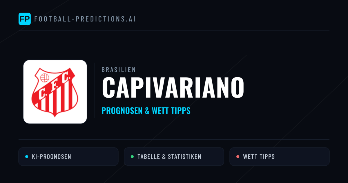 Capivariano Prognosen & Statistiken