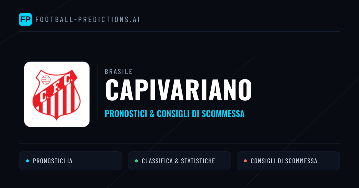 Pronostici e Statistiche Capivariano