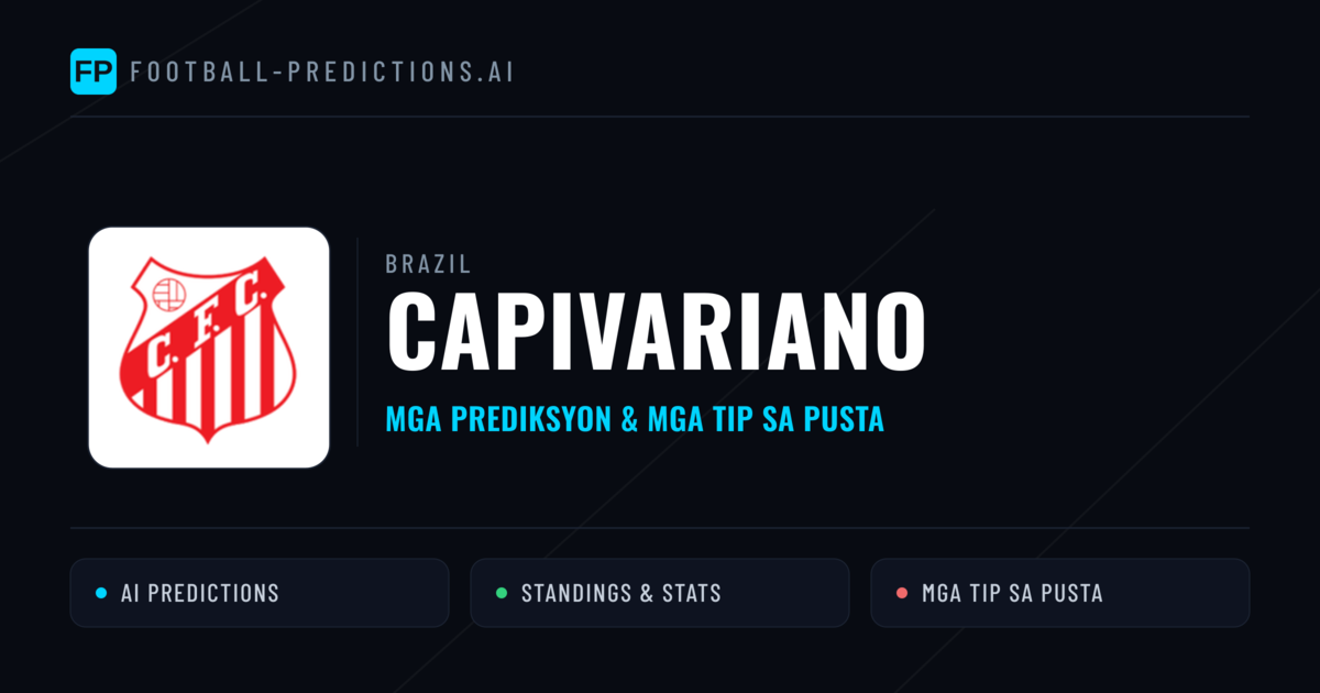 Capivariano Predictions & Stats