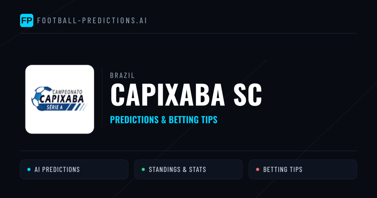 Capixaba SC Predictions & Stats