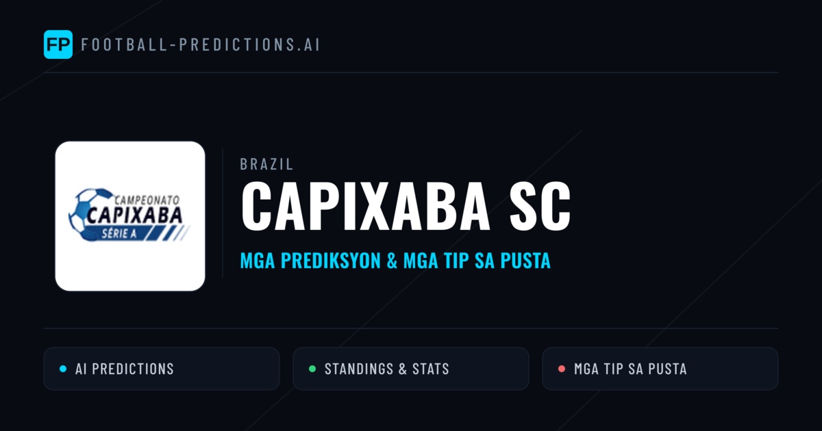Capixaba SC Predictions & Stats