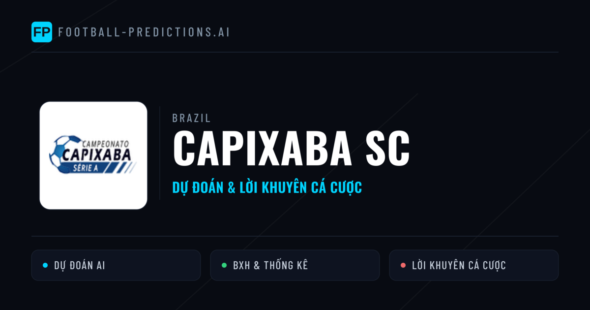 Capixaba SC Dự đoán & Thống kê