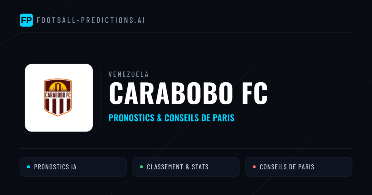 Carabobo FC Pronostics & Statistiques