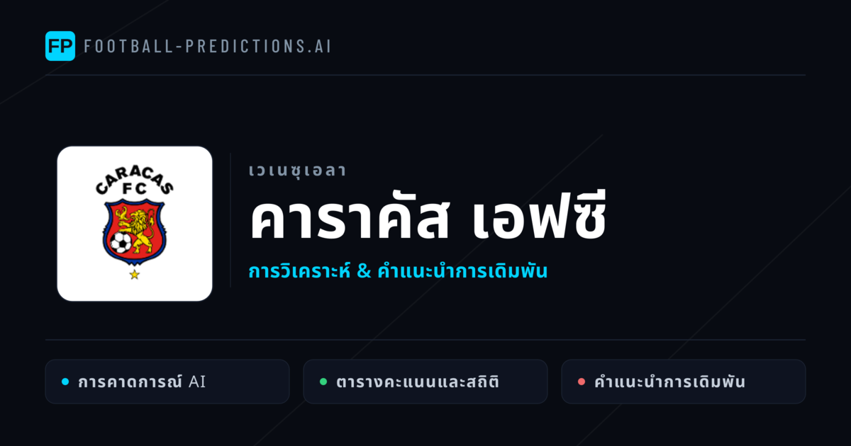 คาราคัส เอฟซี การวิเคราะห์และสถิติ