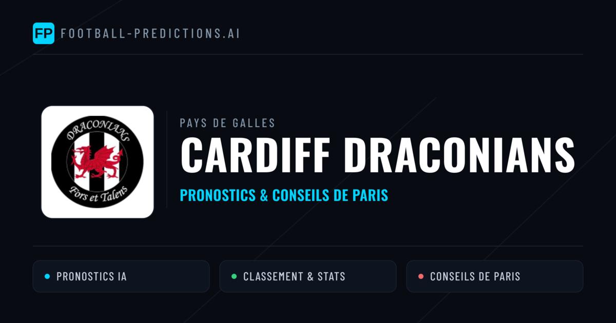 Cardiff Draconians Pronostics & Statistiques