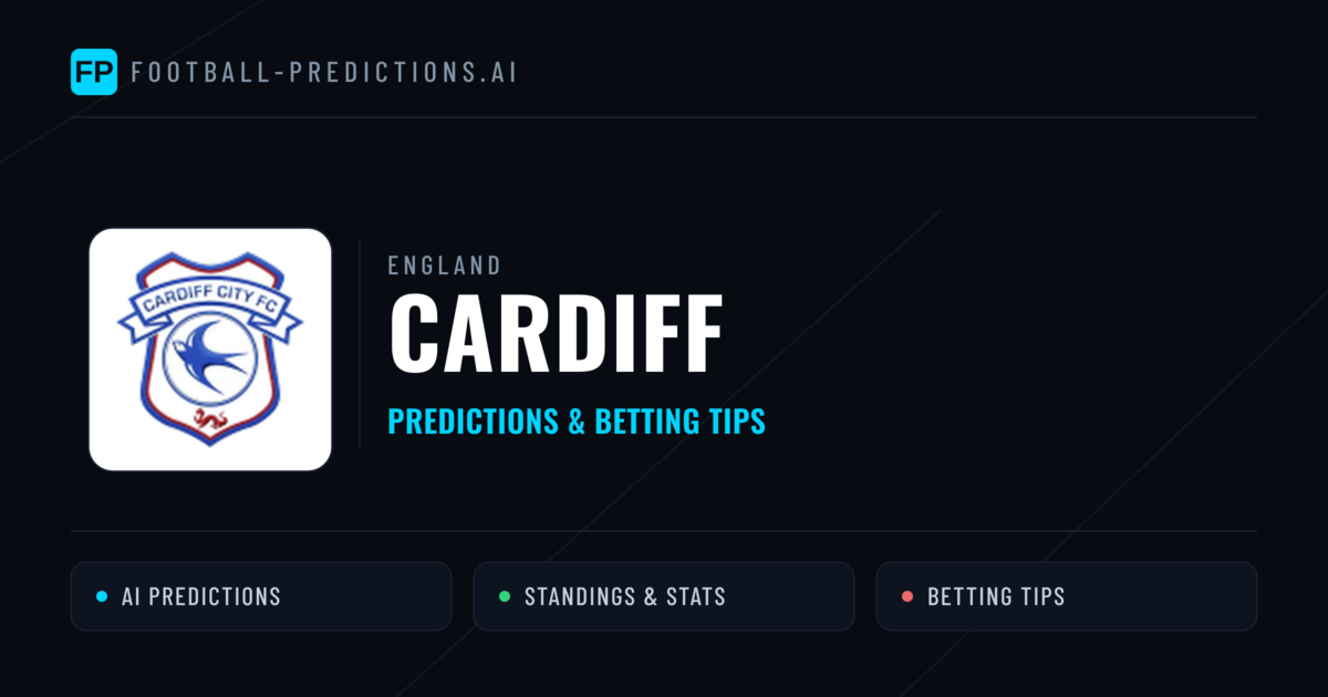 Cardiff Predictions & Stats