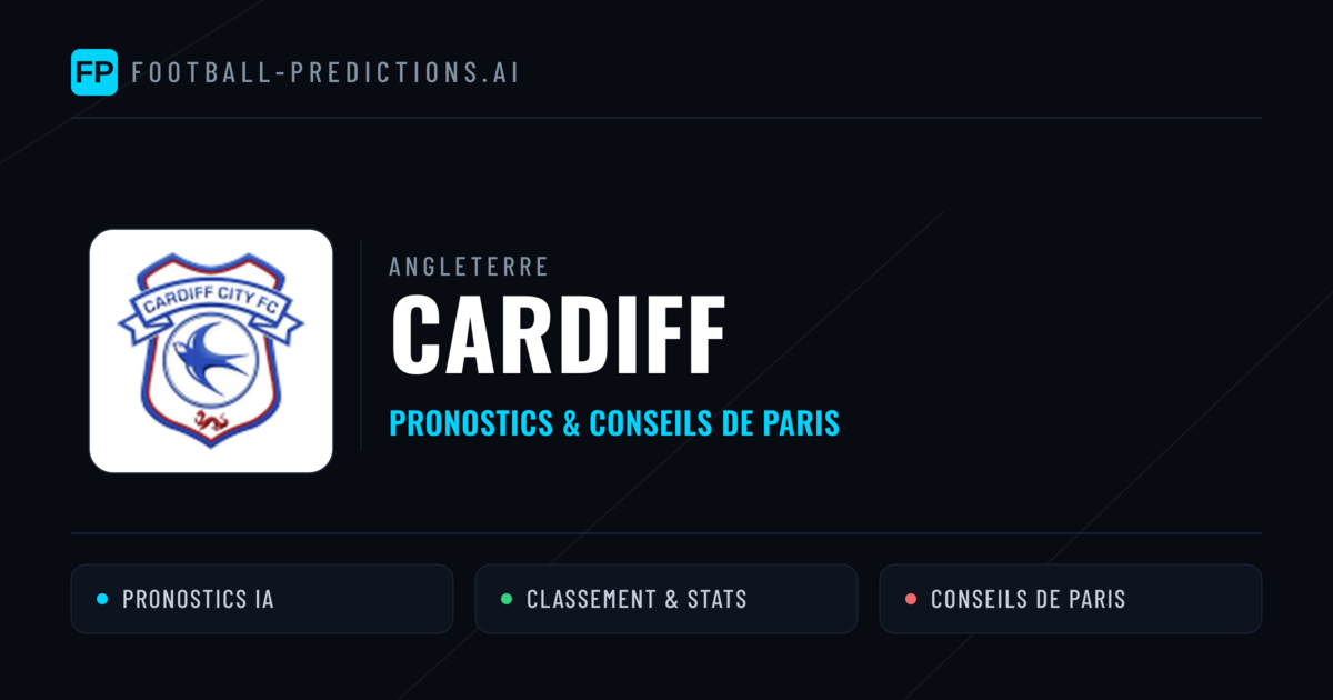 Cardiff Pronostics & Statistiques