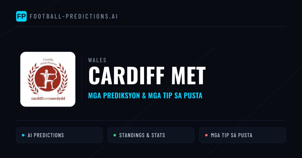 Cardiff MET Predictions & Stats