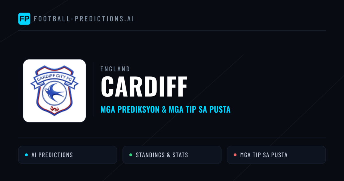 Cardiff Predictions & Stats