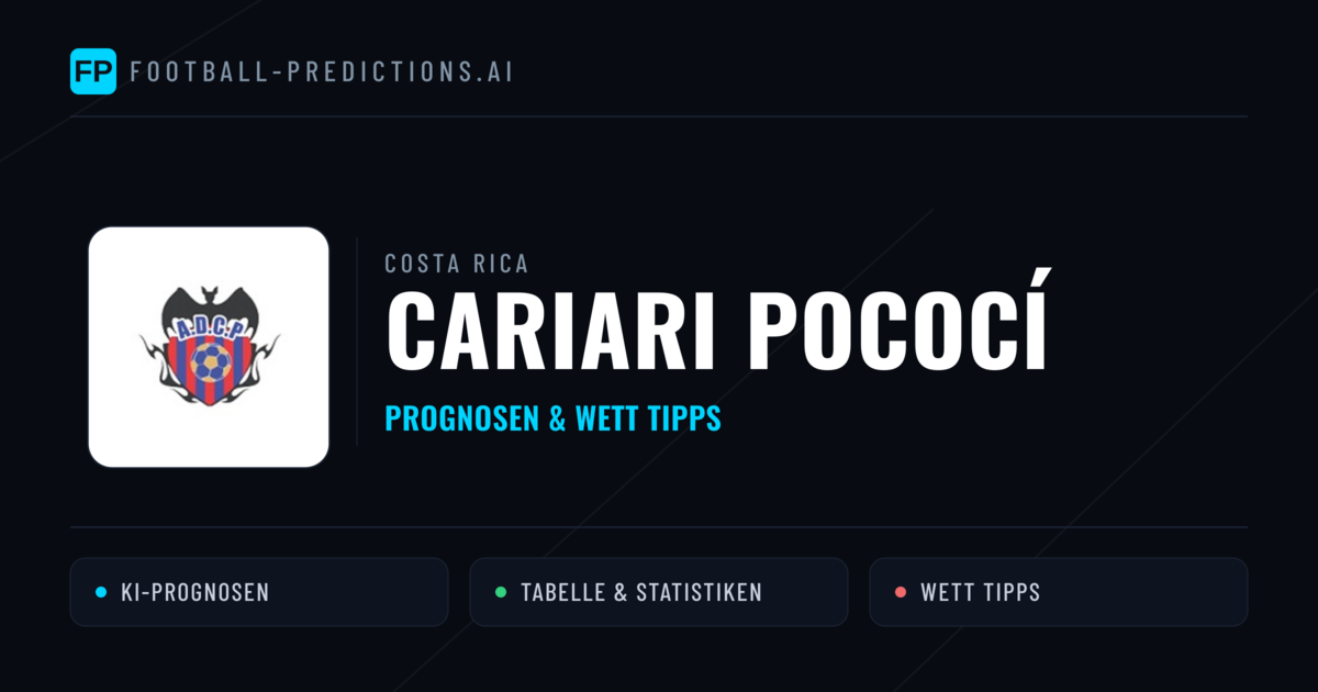 Cariari Pococí Prognosen & Statistiken