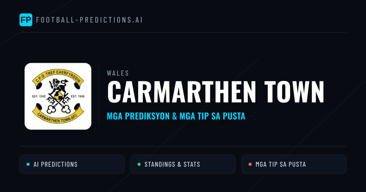Carmarthen Town Predictions & Stats