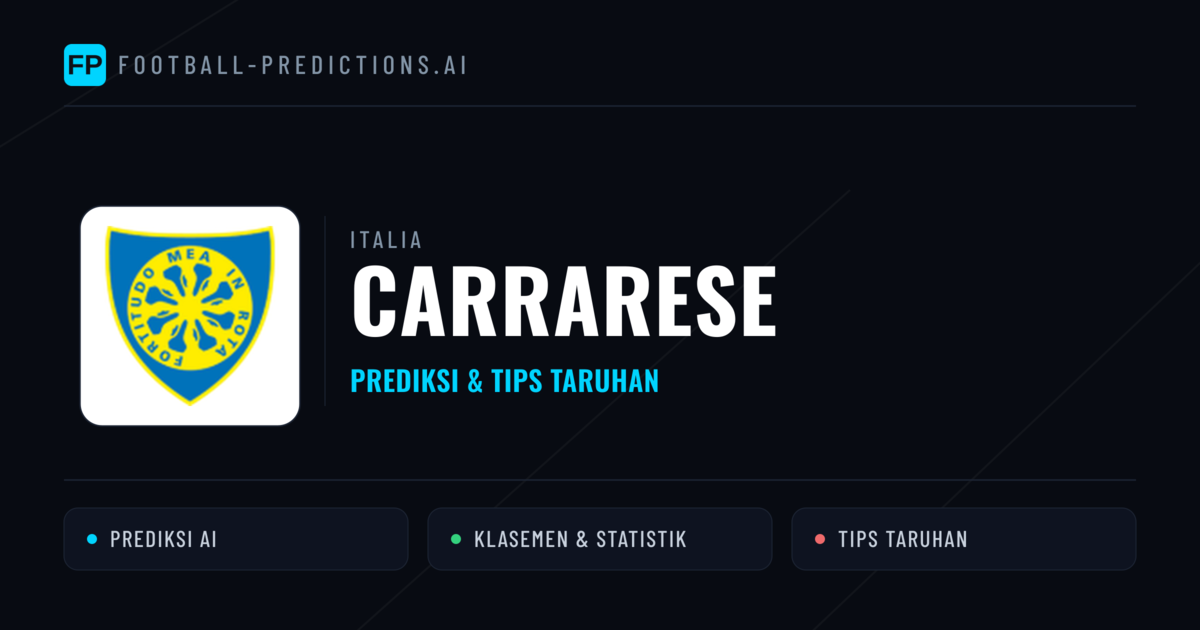 Carrarese Prediksi & Statistik Piala Dunia
