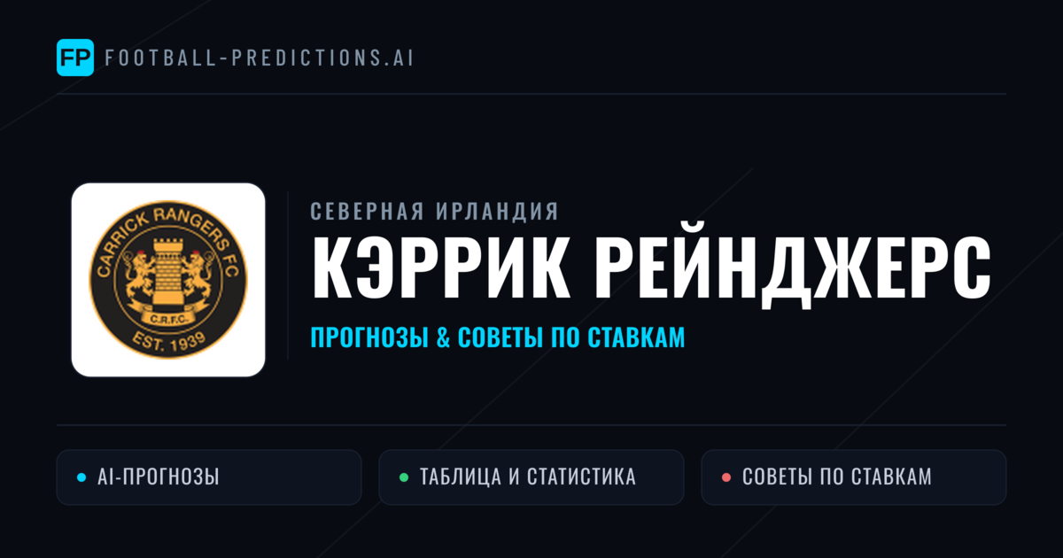 Кэррик Рейнджерс прогнозы и статистика