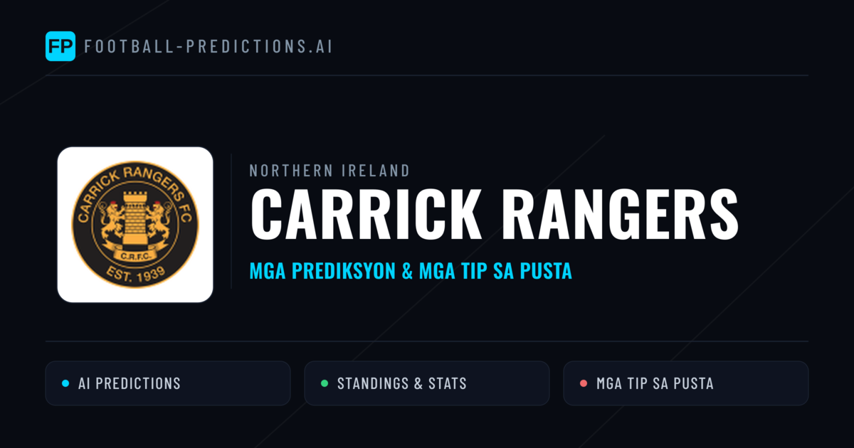 Carrick Rangers Predictions & Stats
