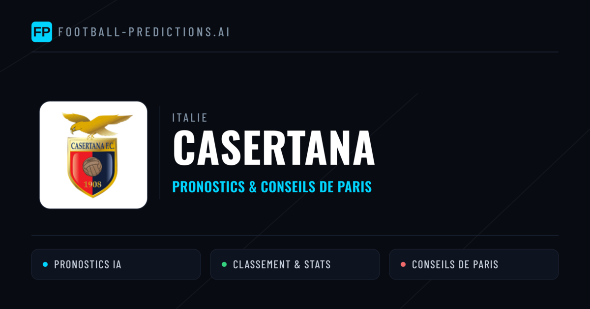 Casertana Pronostics & Statistiques