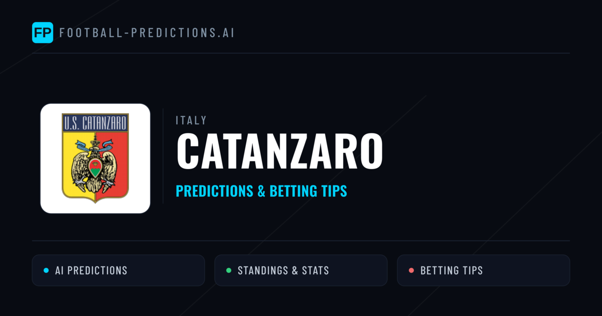 Catanzaro Predictions & Stats