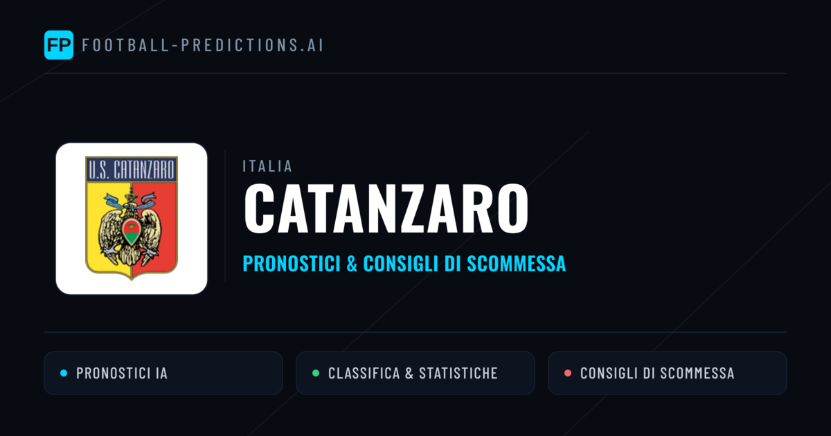 Pronostici e Statistiche Catanzaro