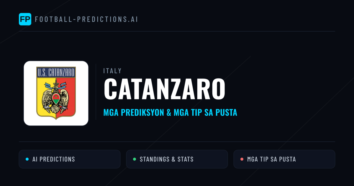 Catanzaro Predictions & Stats