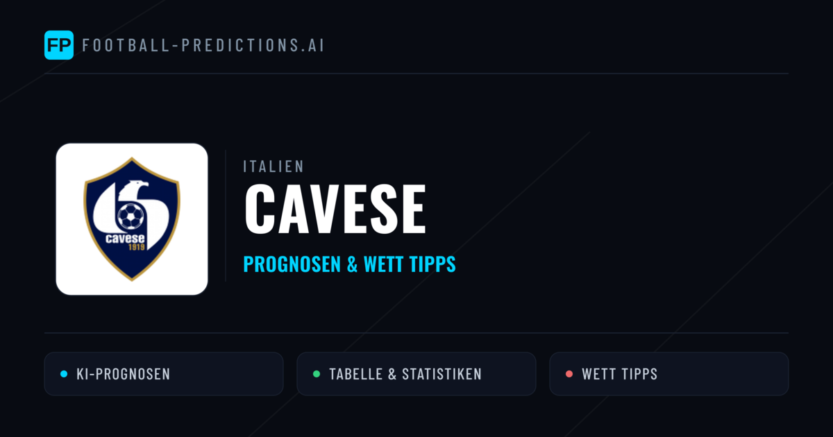 Cavese Prognosen & Statistiken