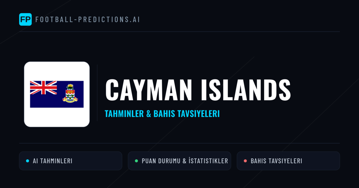 Cayman Islands Tahminleri & İstatistikler