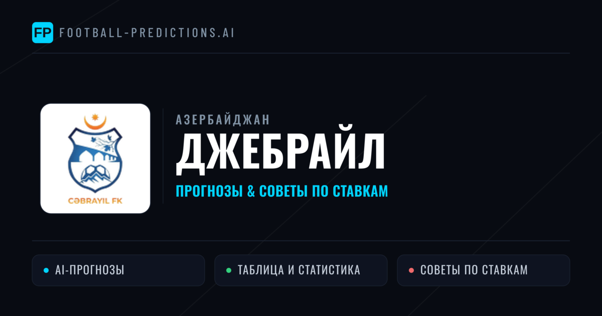 Джебрайл прогнозы и статистика