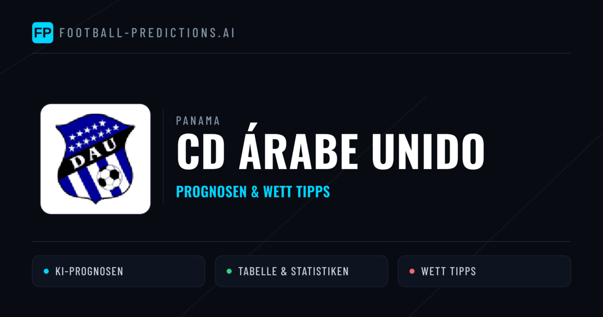 CD Árabe Unido Prognosen & Statistiken
