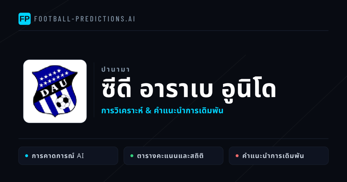 ซีดี อาราเบ อูนิโด การวิเคราะห์และสถิติ