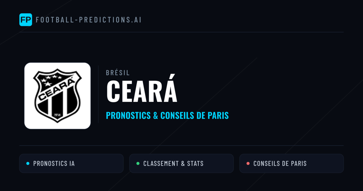 Ceará Pronostics & Statistiques