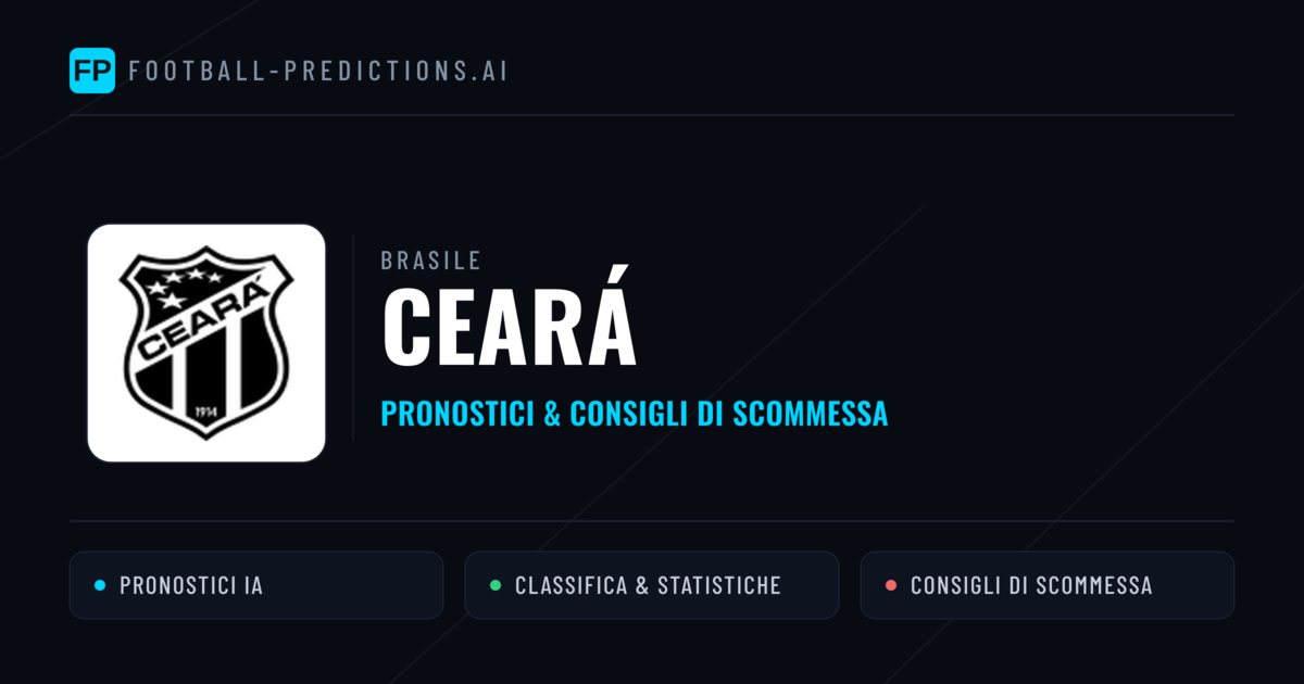 Pronostici e Statistiche Ceará