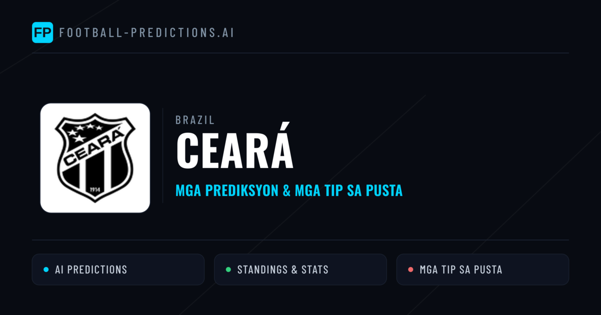 Ceará Predictions & Stats