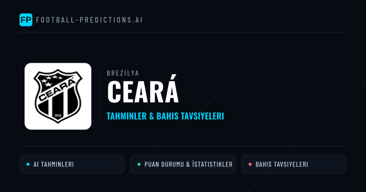 Ceará Tahminleri & İstatistikler